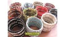 Bali Beads Cuff Bracelets Free Shipping Package